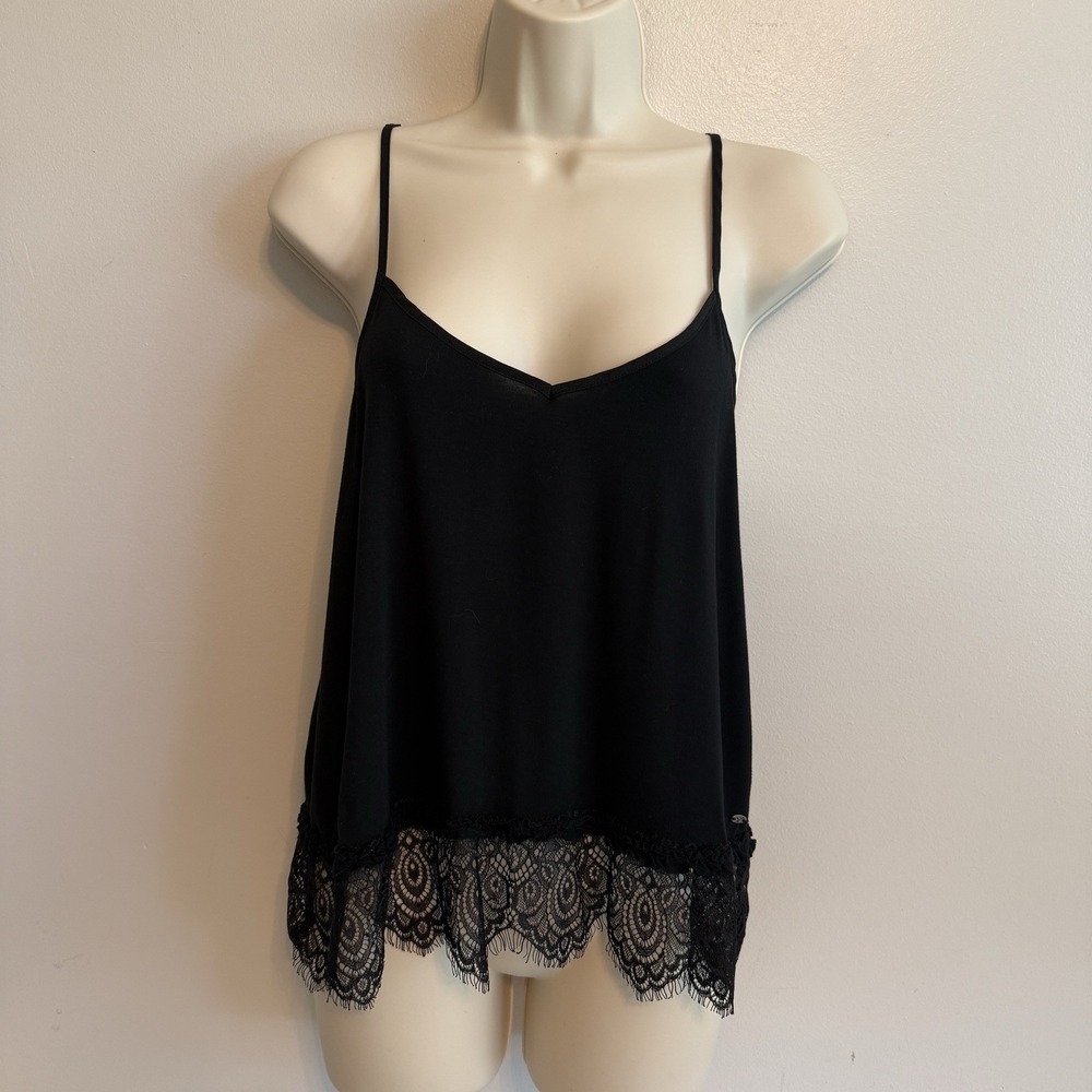 American Eagle Y2K Soft & Sexy Tank Cami Top Sz Small Feminine Lace Whimsigoth